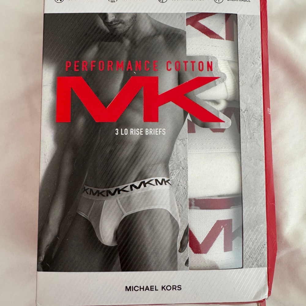 Michael Kors White Classic Cotton Briefs